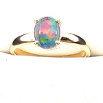 9ct Gold Triplet Opal Ring (tr95)