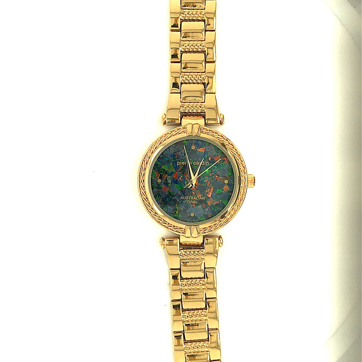 Gold Plated Pierre Cardin Ladies Opal Watch (AB5915)