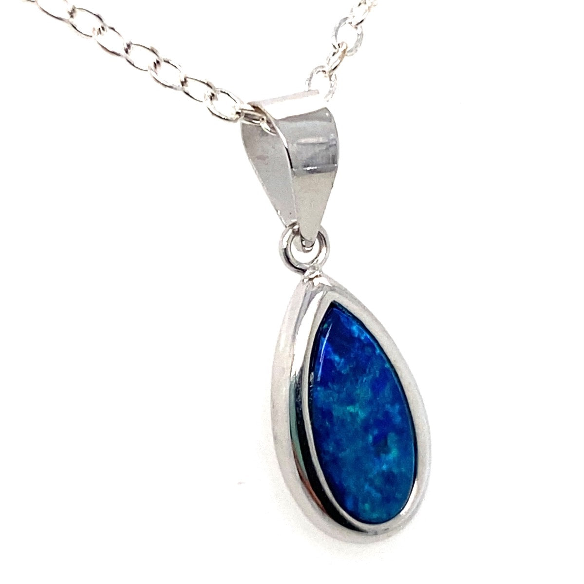 14ct Tear Drop Doublet Pendant