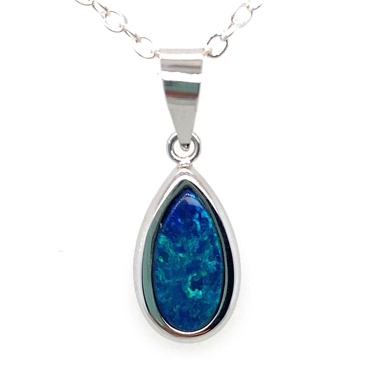 14ct Tear Drop Doublet Pendant