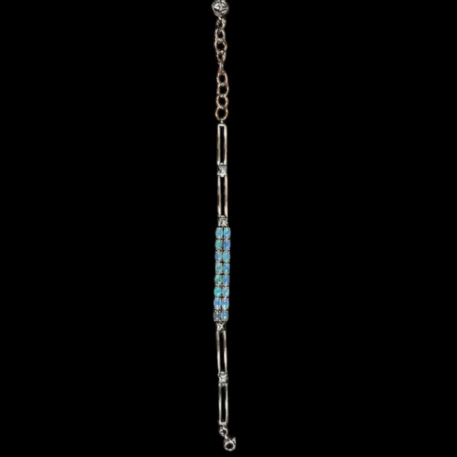 Sterling Silver Solid Opal Bracelet (sssbra106)