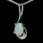 Sterling silver Solid Opal Pendant (SOP0974)