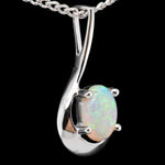 Sterling silver Solid Opal Pendant (SOP0974)