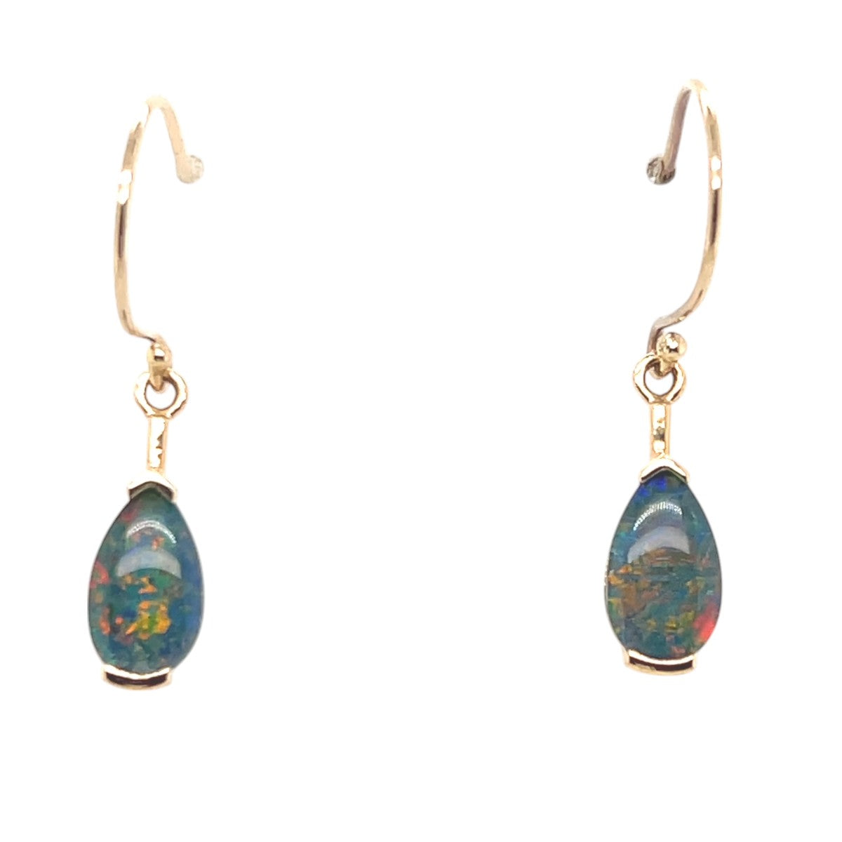 14ct triplet opal earrings (tre2310)