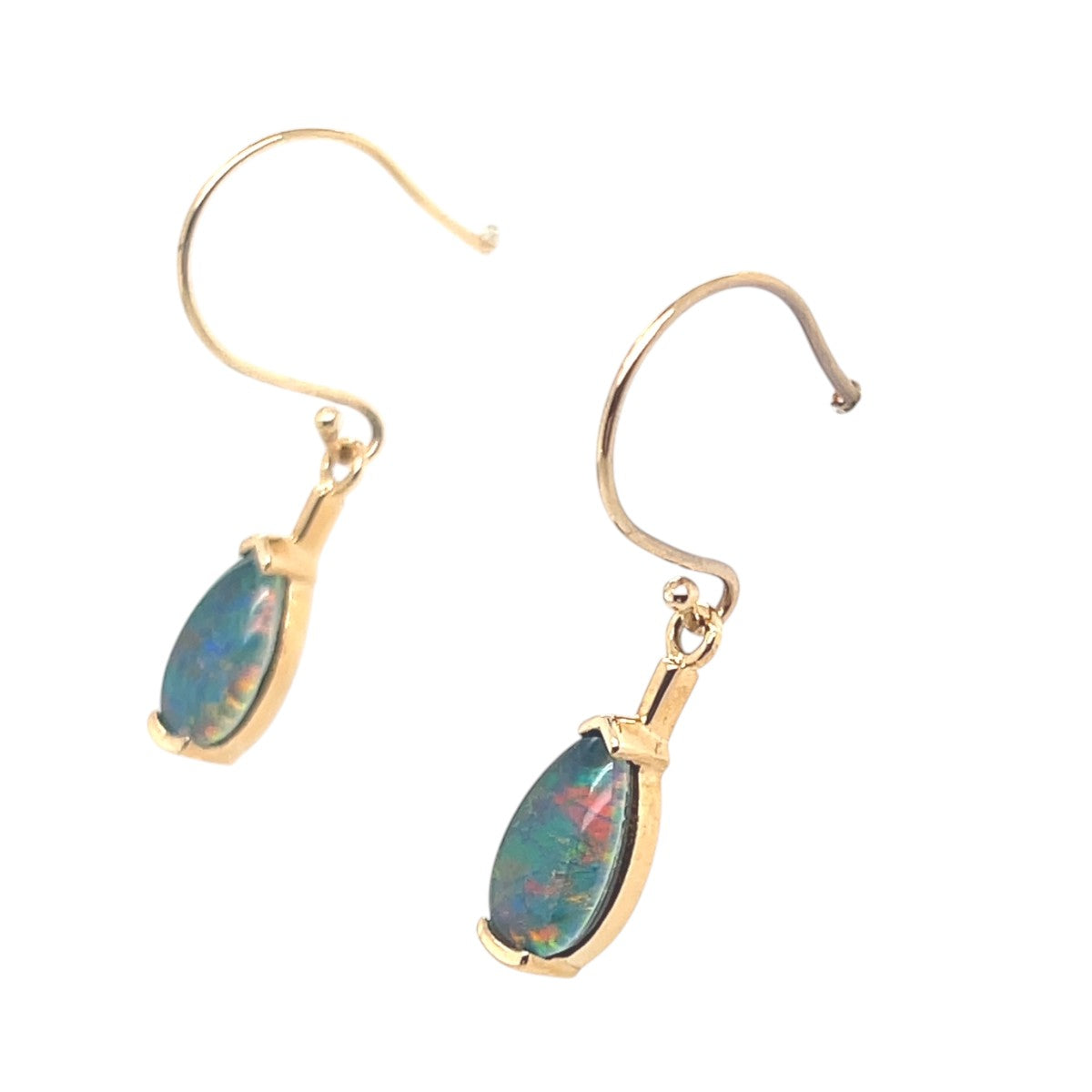 14ct triplet opal earrings (tre2310)