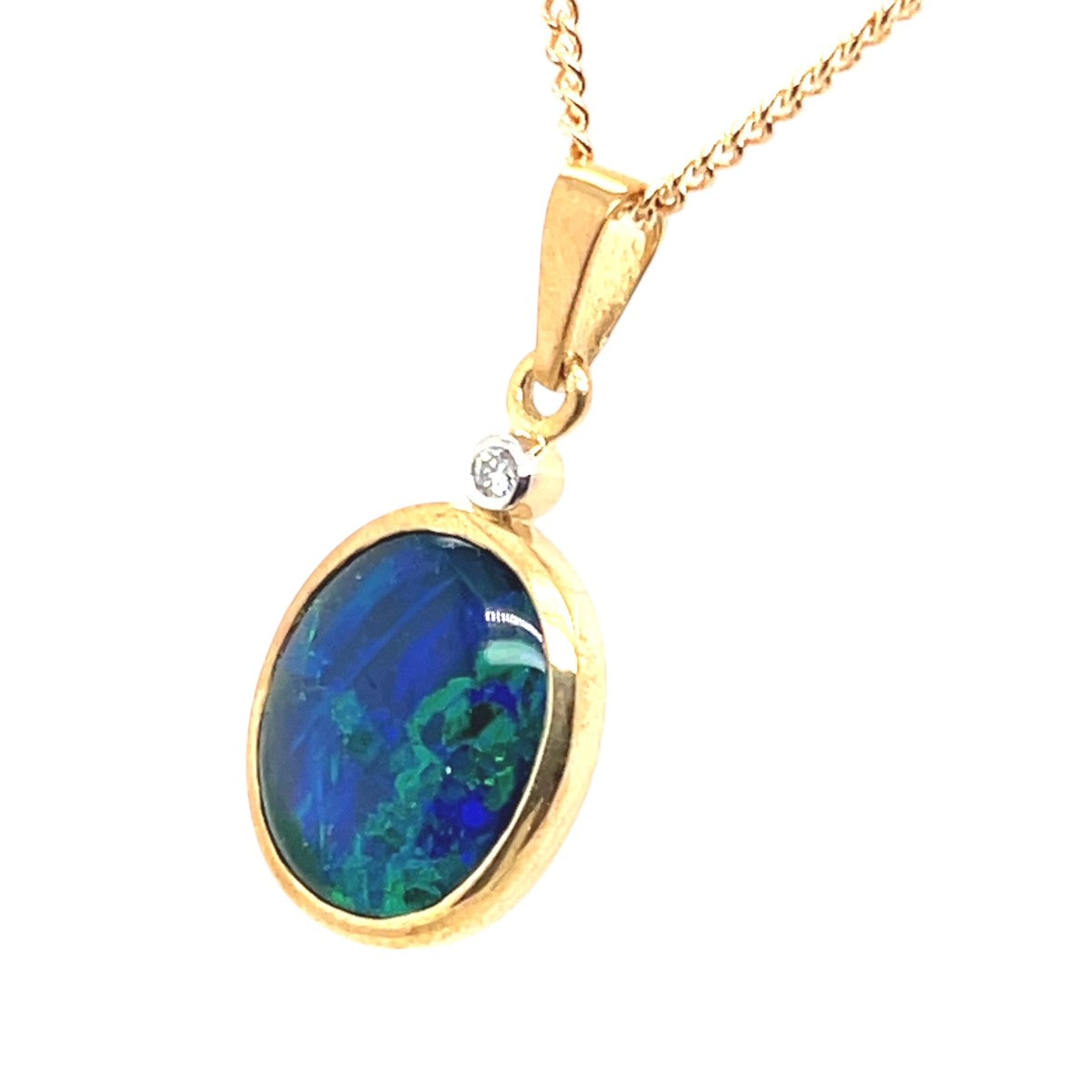 9ct Gold Triplet Opal Pendant (tp6405)