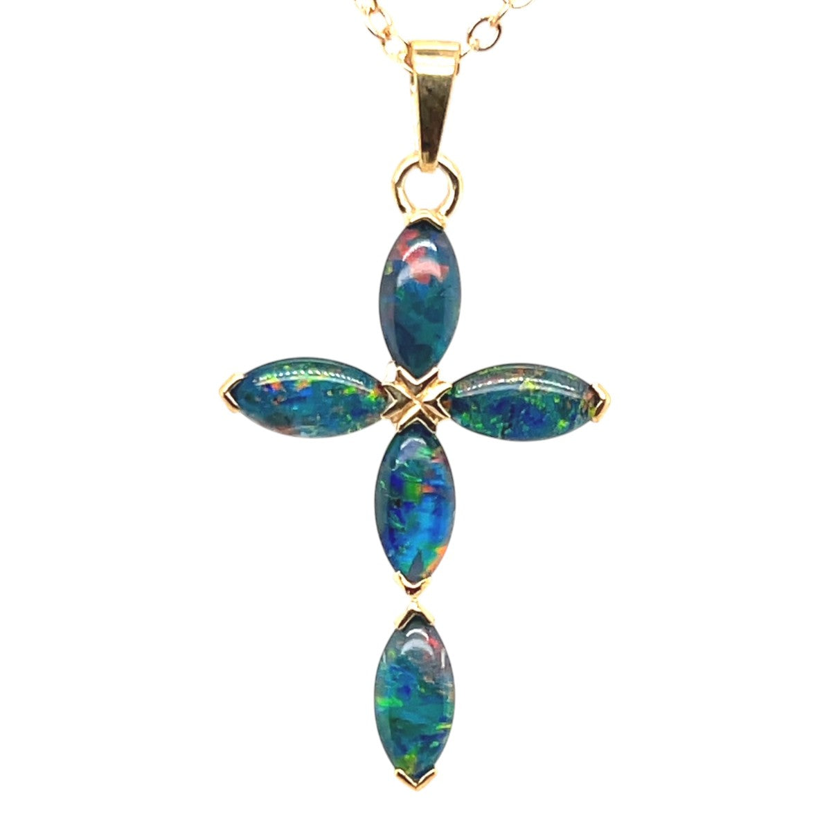 9ct Gold Triplet Opal Pendant (tp6406)