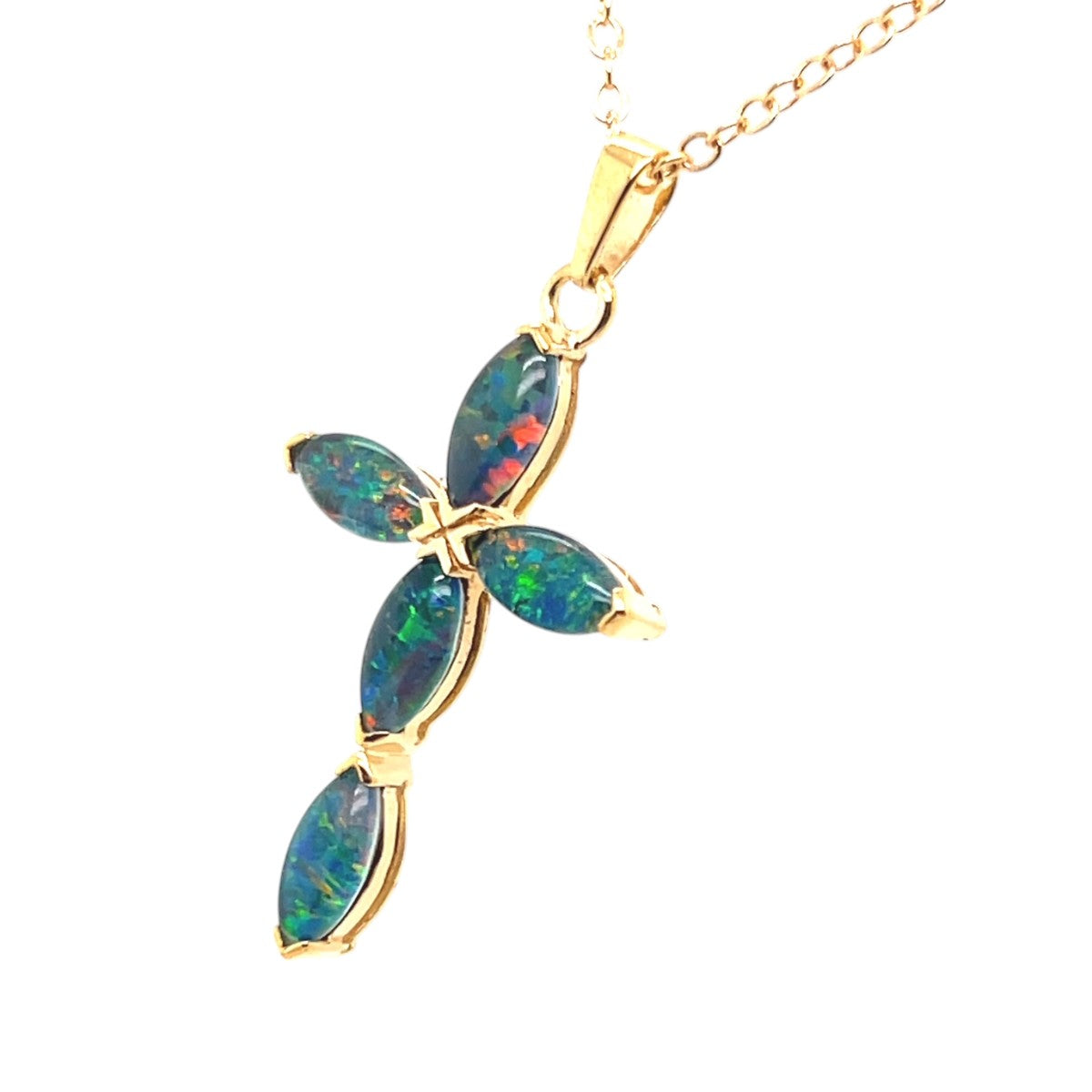 9ct Gold Triplet Opal Pendant (tp6406)