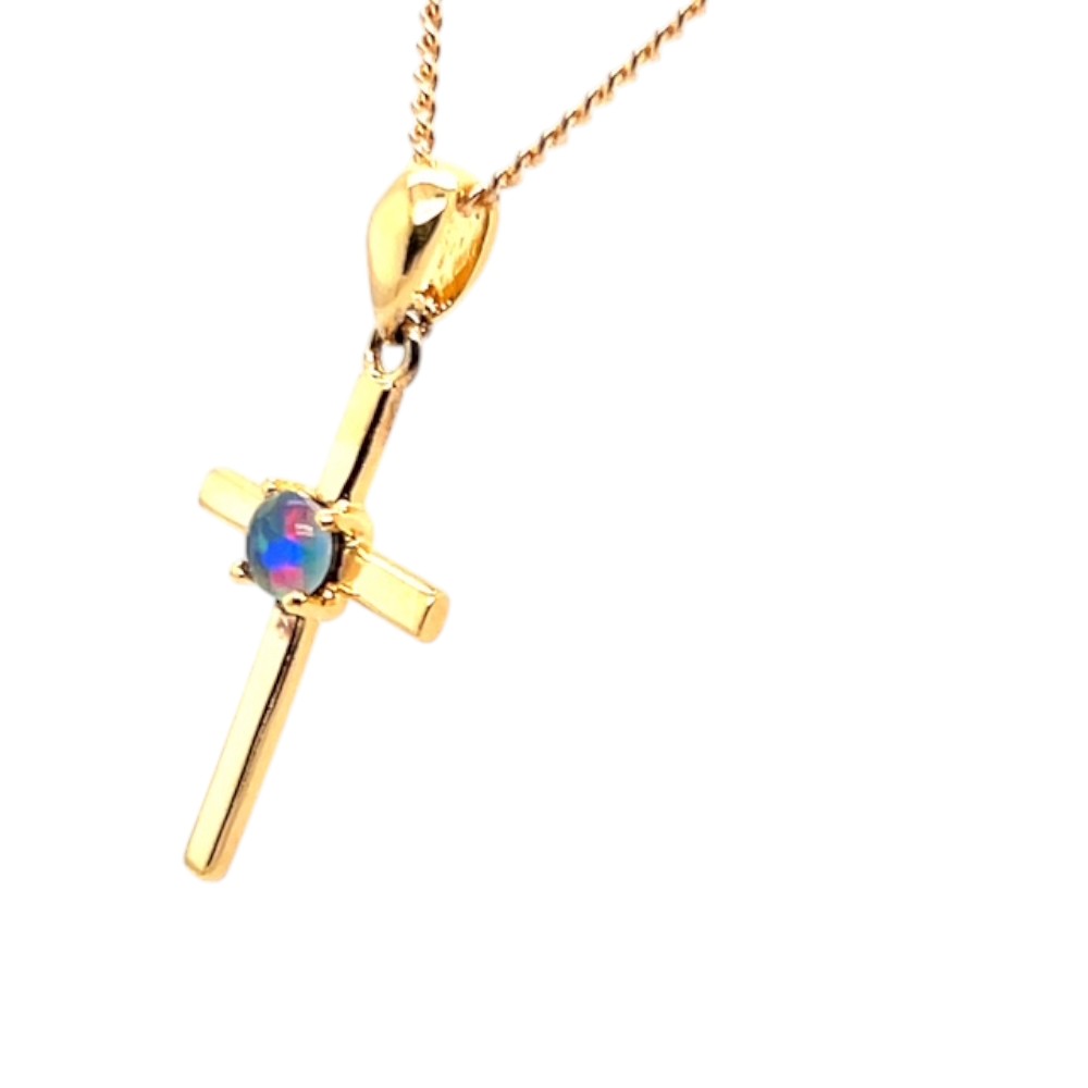 Gold Plated Sterling Silver Triplet Pendant (gptp8494)