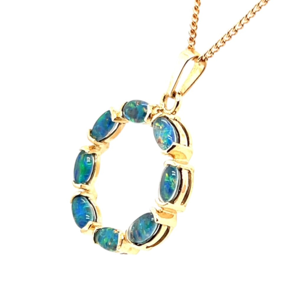9ct Triplet Opal Pendant (tp2738)