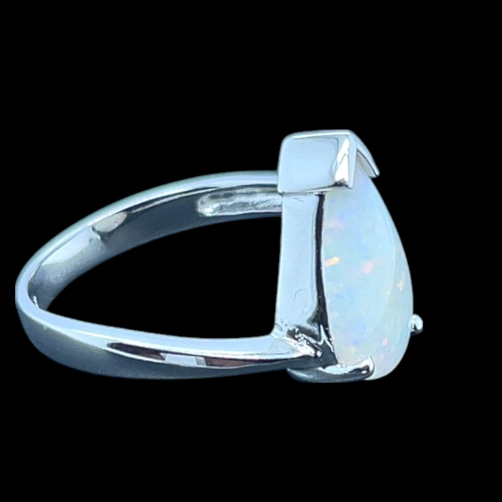Sterling Silver Solid Opal Ring (ssr157)