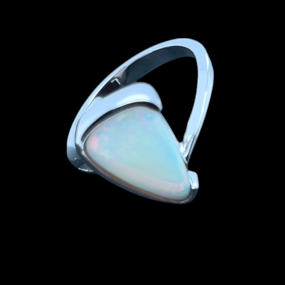 Sterling Silver Solid Opal Ring (sssr161)