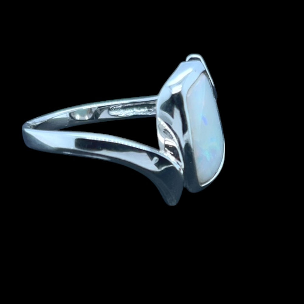 Sterling Silver Solid Opal Ring (sssr160)