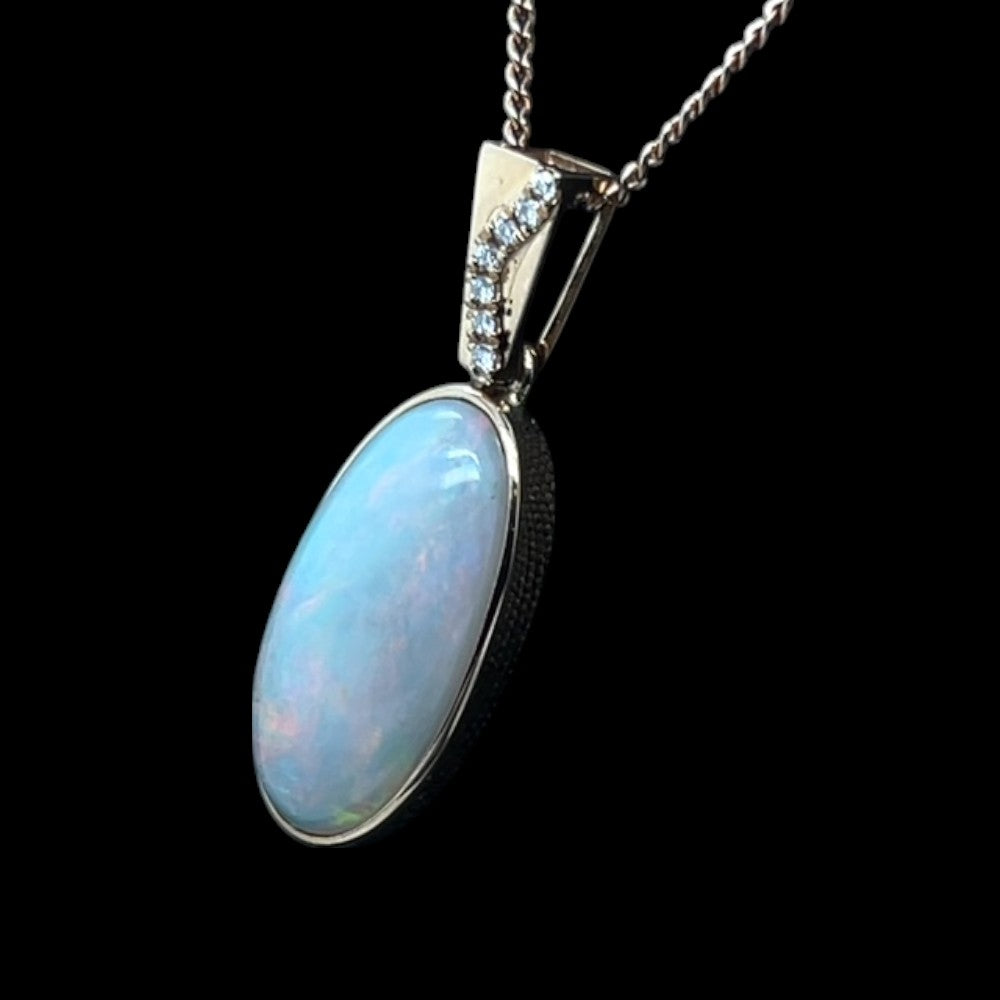 14ct Solid Opal Pendant (sp486)