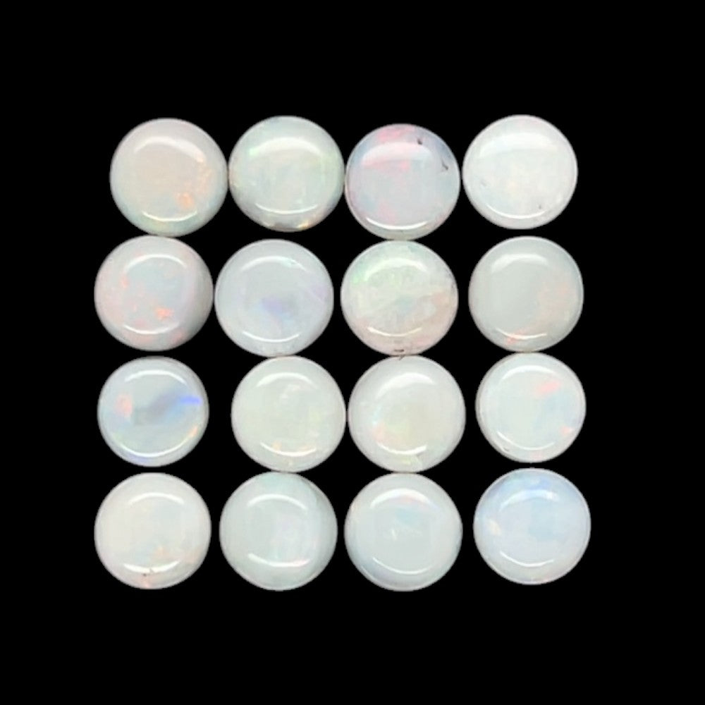 16 Round Solid Opals (so719)