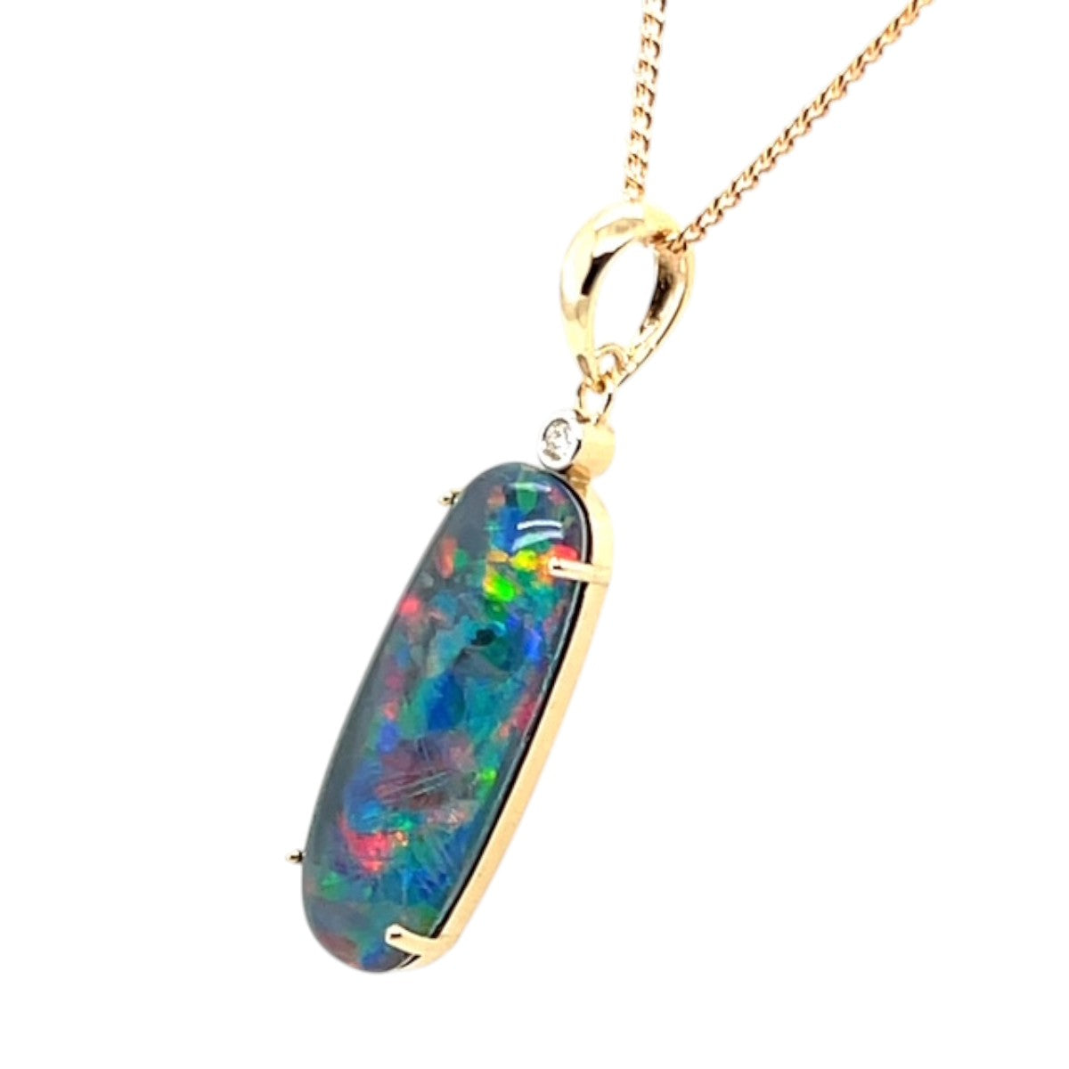 9ct Gold Triplet Opal Pendant (tp903)