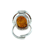 Sterling Silver Amber RIng (ambr191)