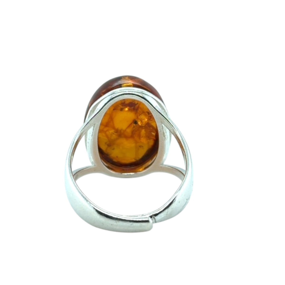 Sterling silver Amber Ring (ambr192)