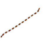 Sterling Silver Amber Bracelet (ambbra54)