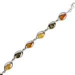 Sterling Silver Amber Bracelet (ambbrac51)