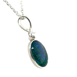 Sterling Silver Triplet Opal pendant (sstp913)