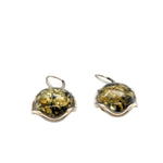 Sterling Silver Amber Earrings (ambear509)