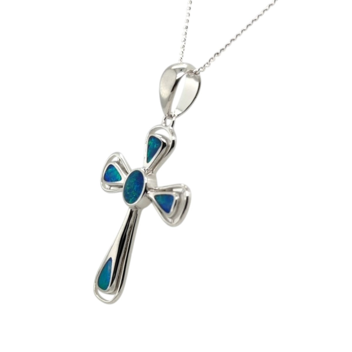 Sterling Silver Doublet Opal Pendant (ssdp301)
