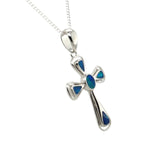 Sterling Silver Doublet Opal Pendant (ssdp301)