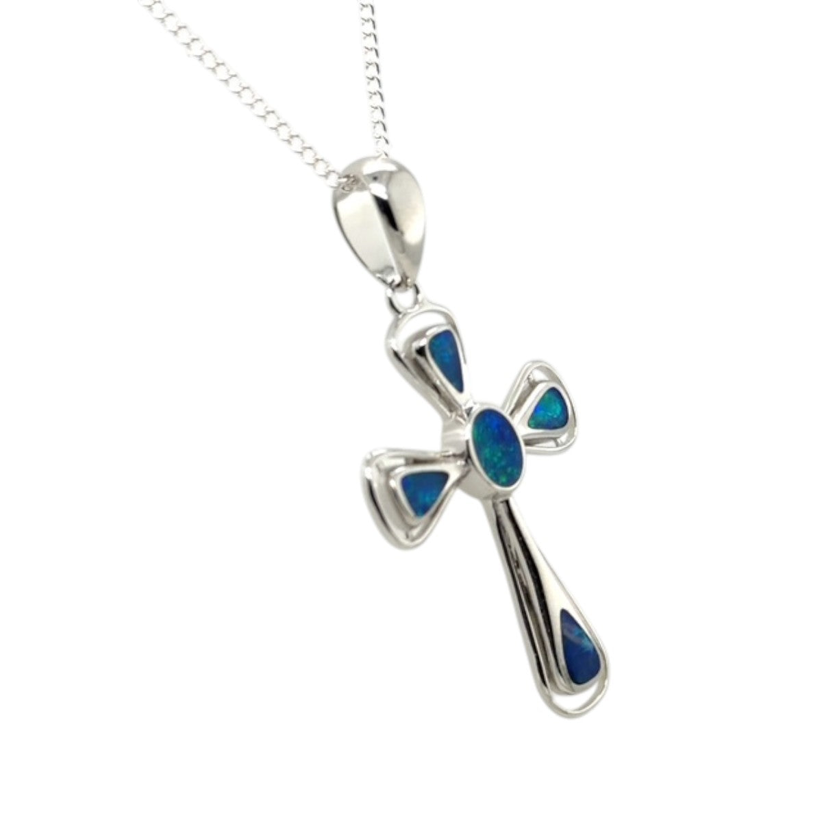 Sterling Silver Doublet Opal Pendant (ssdp301)