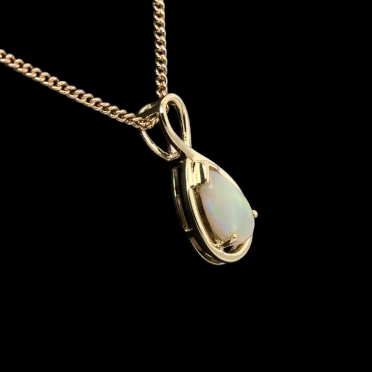 9CT Gold Solid Opal Pendant (SP503)