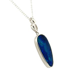 Sterling Silver Doublet Opal Pendant (ssdp530)