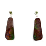 Sterling silver Boulder Opal earrings (ssbouear71)