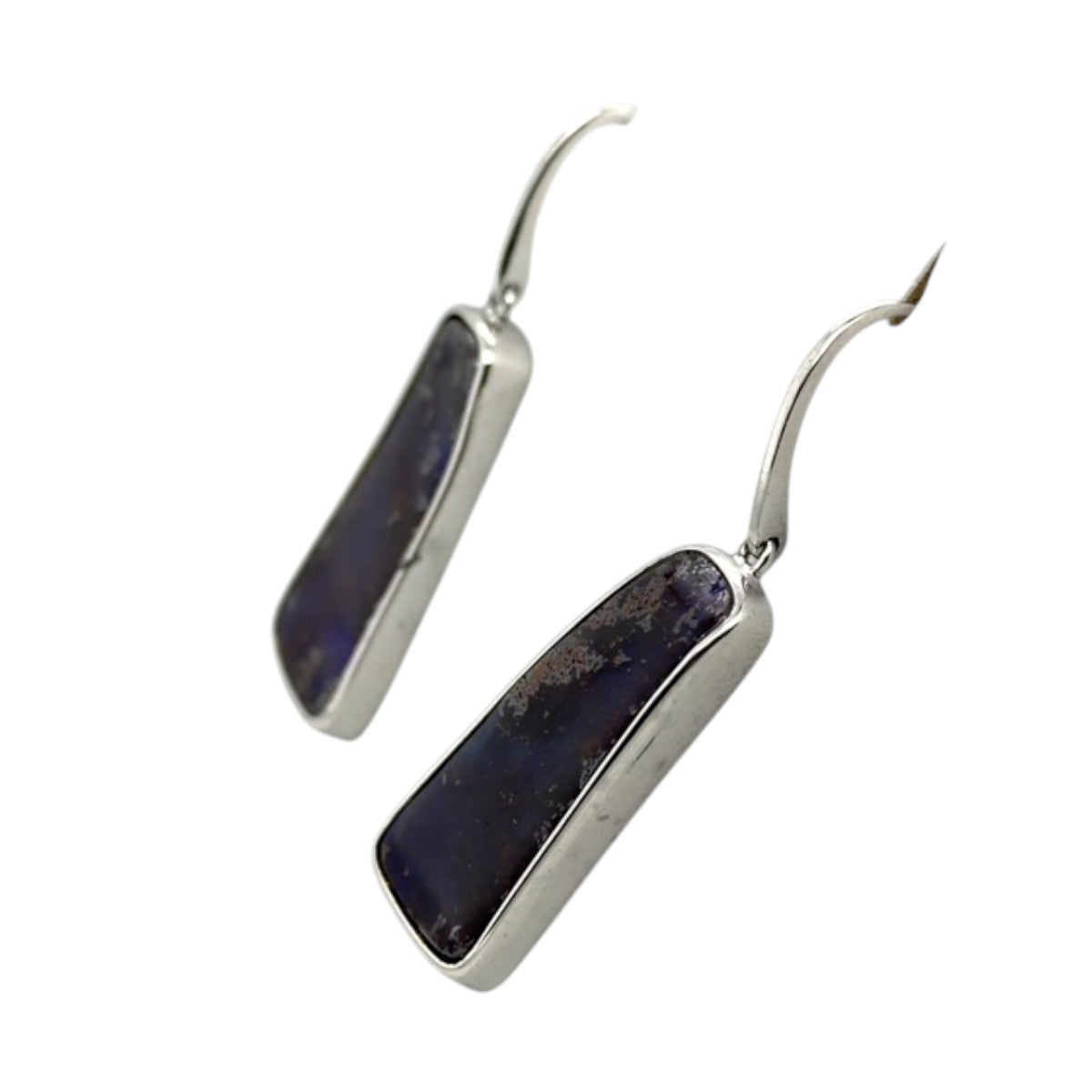 Sterling Silver Boulder Opal Earrings (ssbouear75)