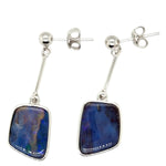 Sterling Silver Boulder Opal Earrings (ssbouear73)