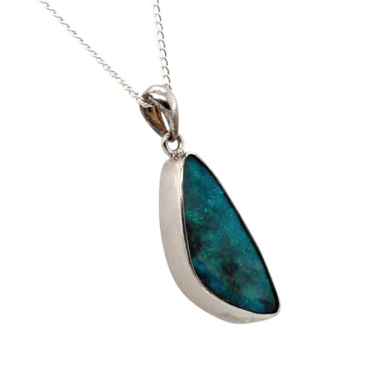 Sterling Silver Boulder Opal pendant (ssbp165)