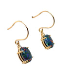 9ct Gold Triplet Opal Earrings (trear91)