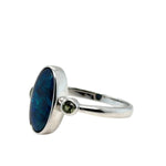 Sterling Silver Black Opal Ring (ssblkr260)