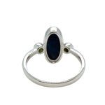Sterling Silver Black Opal Ring (ssblkr260)