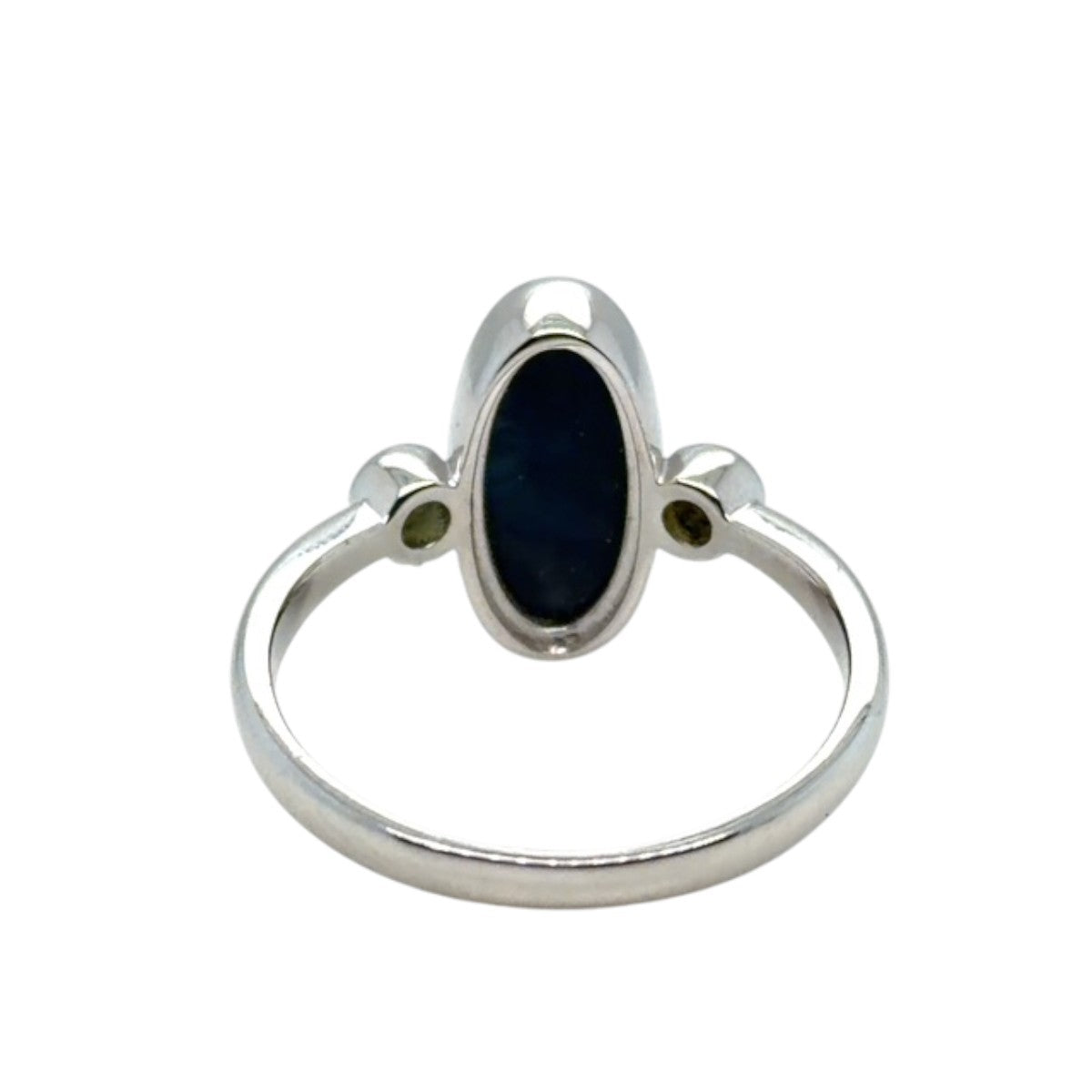 Sterling Silver Black Opal Ring (ssblkr260)