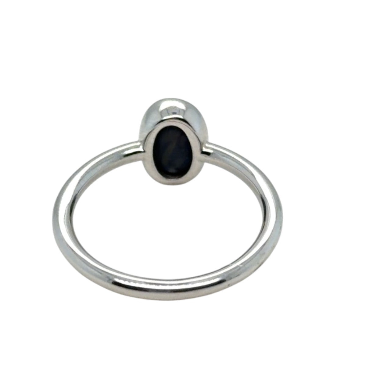 Sterling Silver Black Opal Ring (ssblkr263)