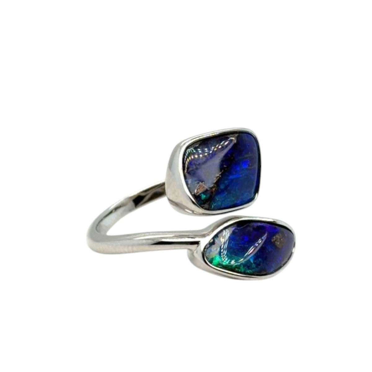 Sterling Silver Boulder Opal Ring (ssbour336)