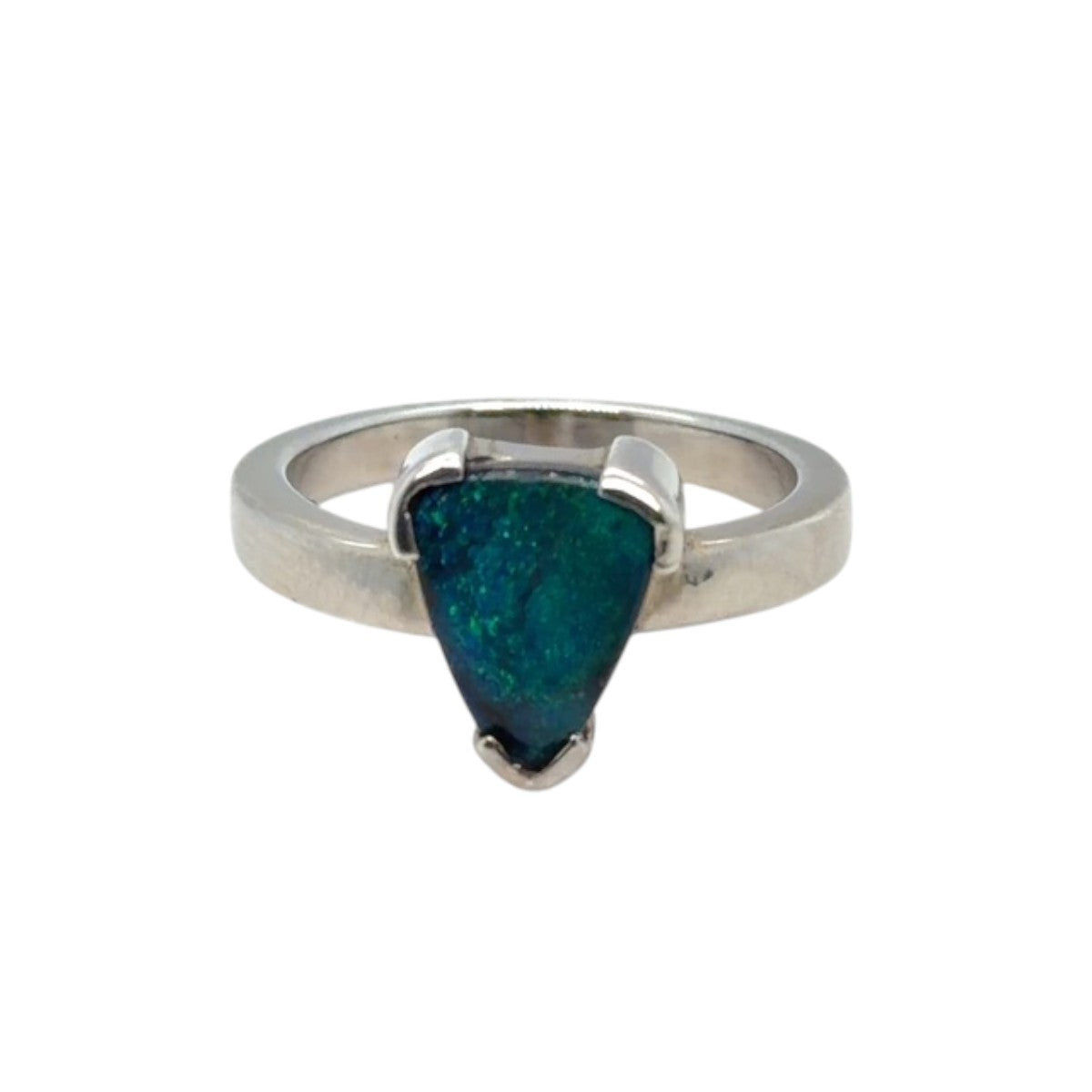 Sterling Silver Boulder Opal ring (ssbour334)