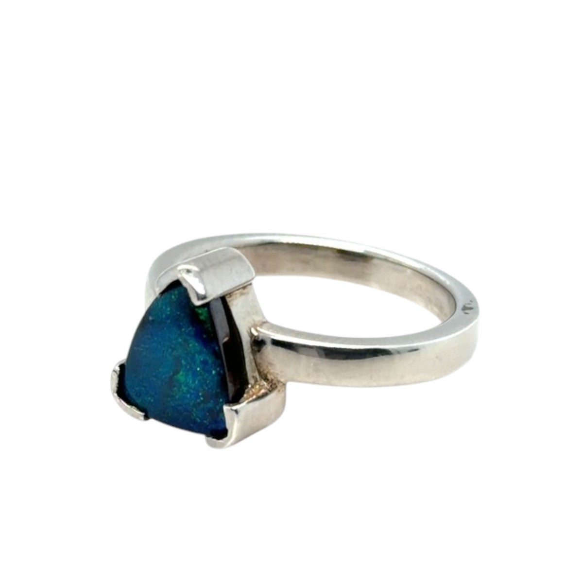 Sterling Silver Boulder Opal ring (ssbour334)