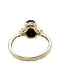 14ct Gold Black Opal Ring (blkr115)