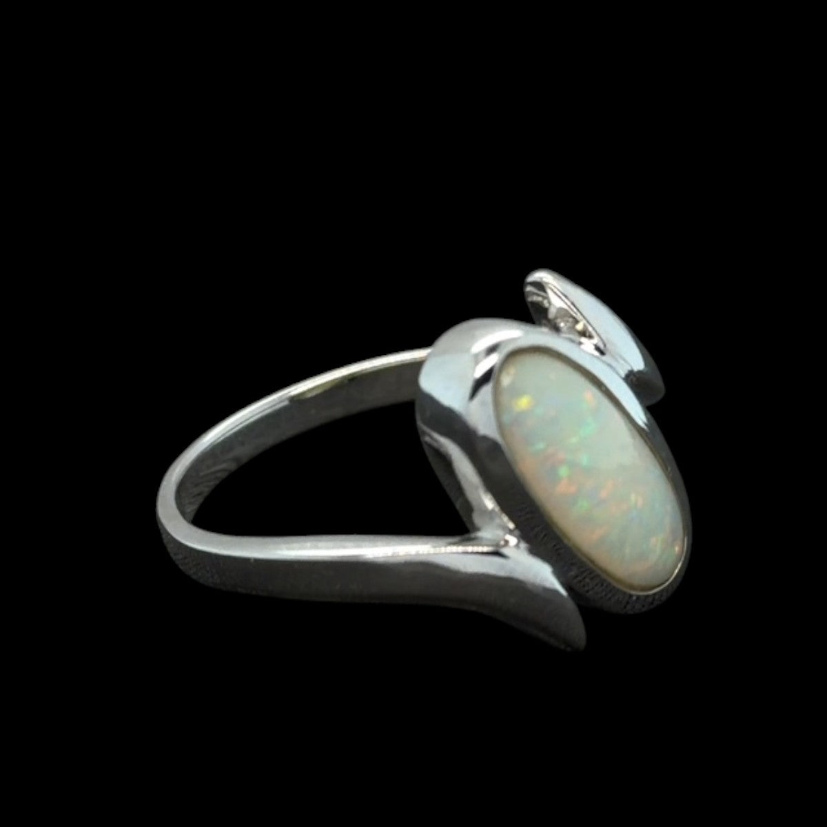 Sterling Silver Solid Opal Ring (sssr165)