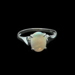 Sterling Silver Solid Opal Ring (sssr168)