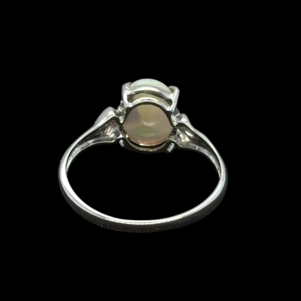 Sterling Silver Solid Opal Ring (sssr168)