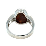 Sterling Silver Doublet Opal Ring (DR300)