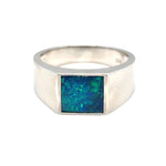 Sterling Silver doublet Opal Ring (dr302)
