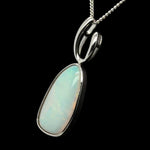 Sterling Silver Solid Opal Pendant (sssp129)